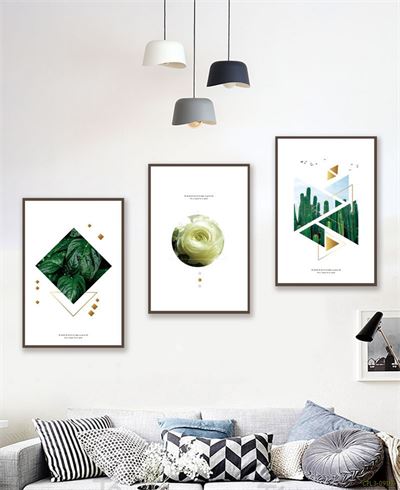 Tranh bộ hoa và lá cây CPL3-091KG