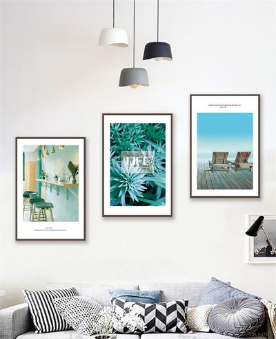 Tranh Bộ cây và bãi biển CPL3-172KG