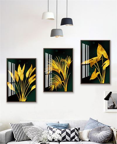Tranh bộ cây màu vàng CPL3-150KG