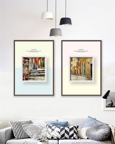 Tranh bộ làng cổ CPL2-034KG