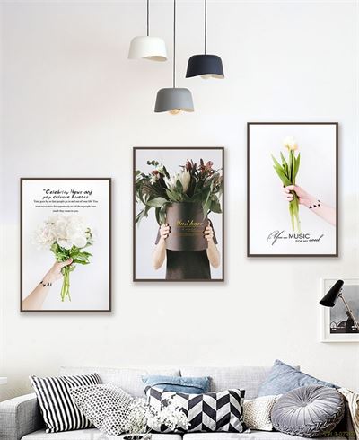 Tranh bộ cửa hàng hoa CPL3-073KG