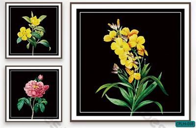Tranh bộ cành hoa CPLH-018