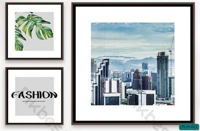 Tranh Bộ lá cây và thành Phố CPLH-021