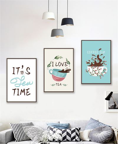 Tranh bộ Ly cà phê CPL3-171KG