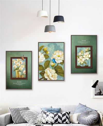 Tranh Bộ hoa và bướm CPL3-030KG