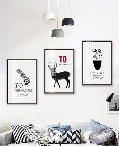 Tranh bộ cành cây và động Vật CPL3-146KG