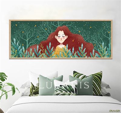 Tranh tường cô gái CPLN-029