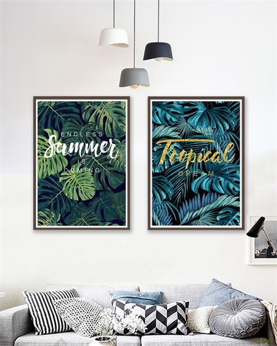 Tranh bộ lá xanh CPL2-093KG