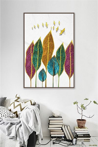 Tranh lá nhiều màu CPL1-057KG